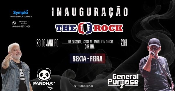Imagem do evento The Rock - sexta 23/01 General Purpose / Pandha S. A.