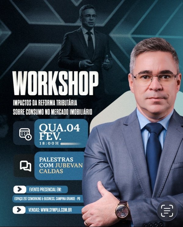 Imagem do evento Workshop - Impactos da Reforma Tributária sobre Consumo no Mercado Imobiliário