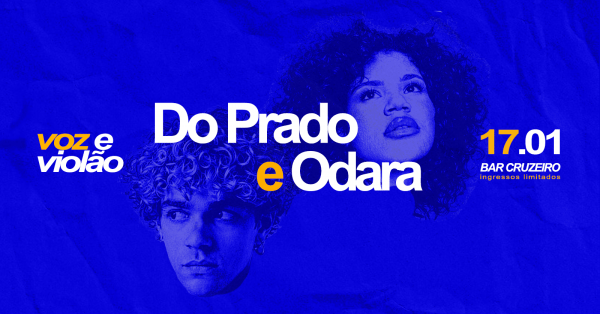 Imagem do evento Do Prado e Odara no Bar Cruzeiro | Voz e Violão