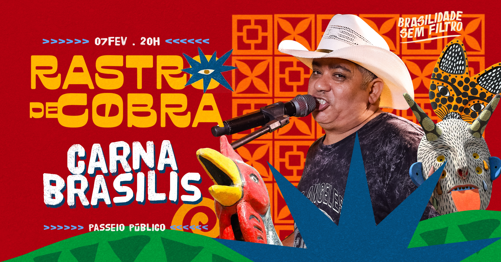 Rastro de Cobra :: Carna Brasilis c/ Edmilson dos Teclados :: Lapa - RJ - Rio de Janeiro, RJ