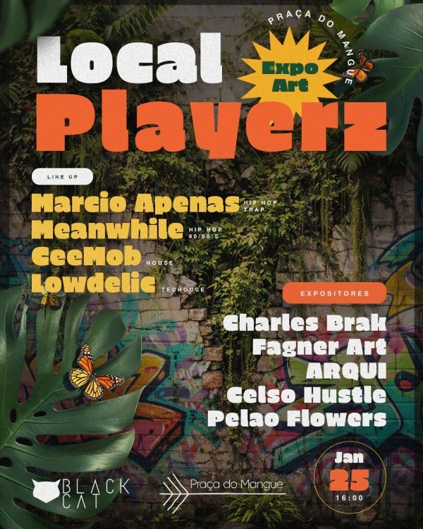 Imagem do evento LOCAL PLAYERZ (BR) EXPO ART
