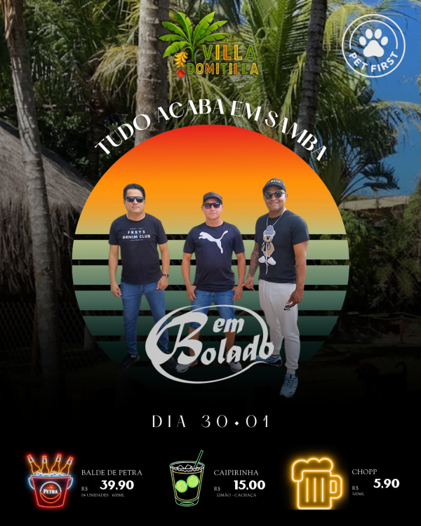 Imagem do evento SAMBA BEM BOLADO