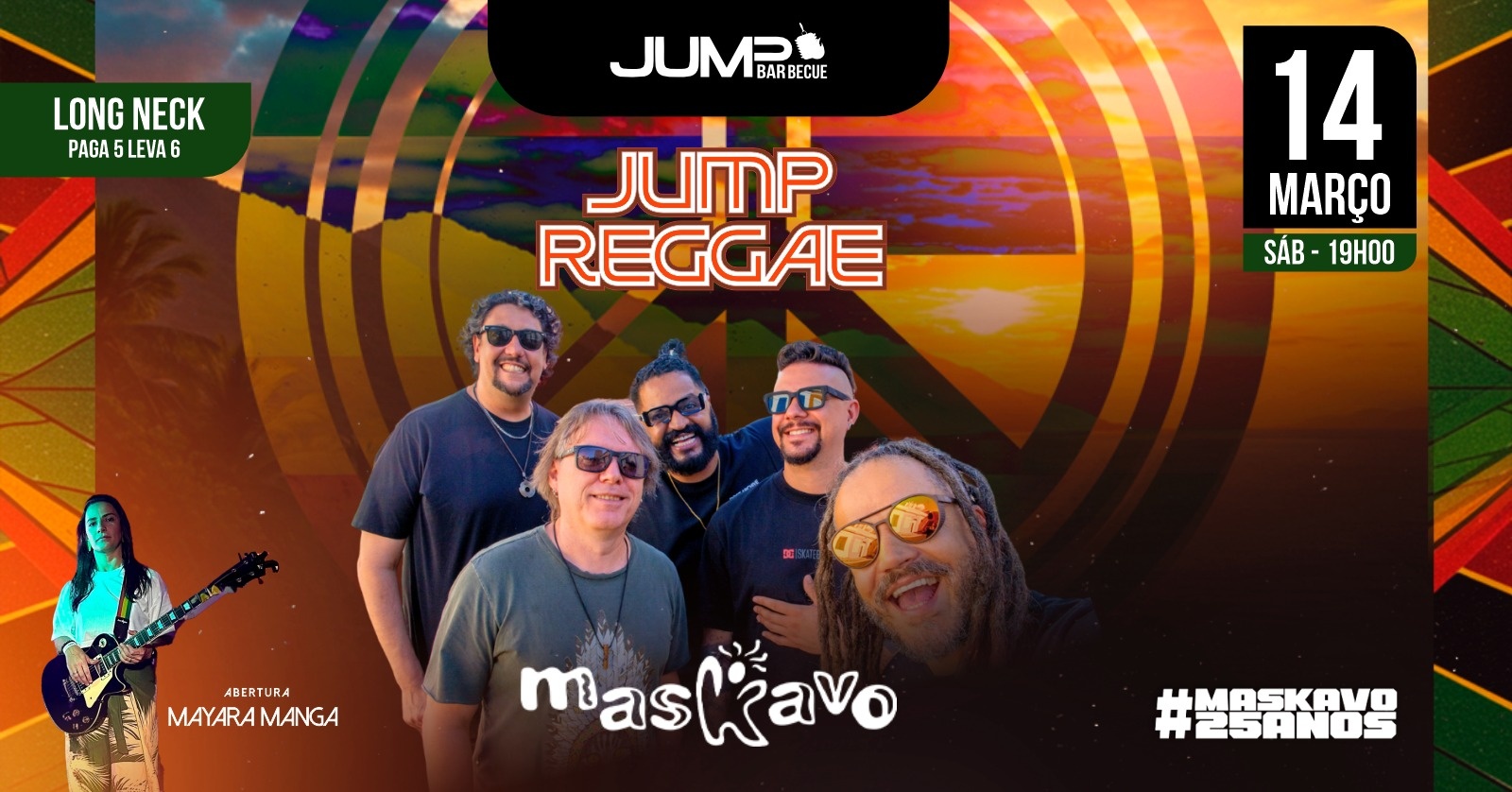 MASKAVO no JUMPREGGAE - Jundiaí, SP