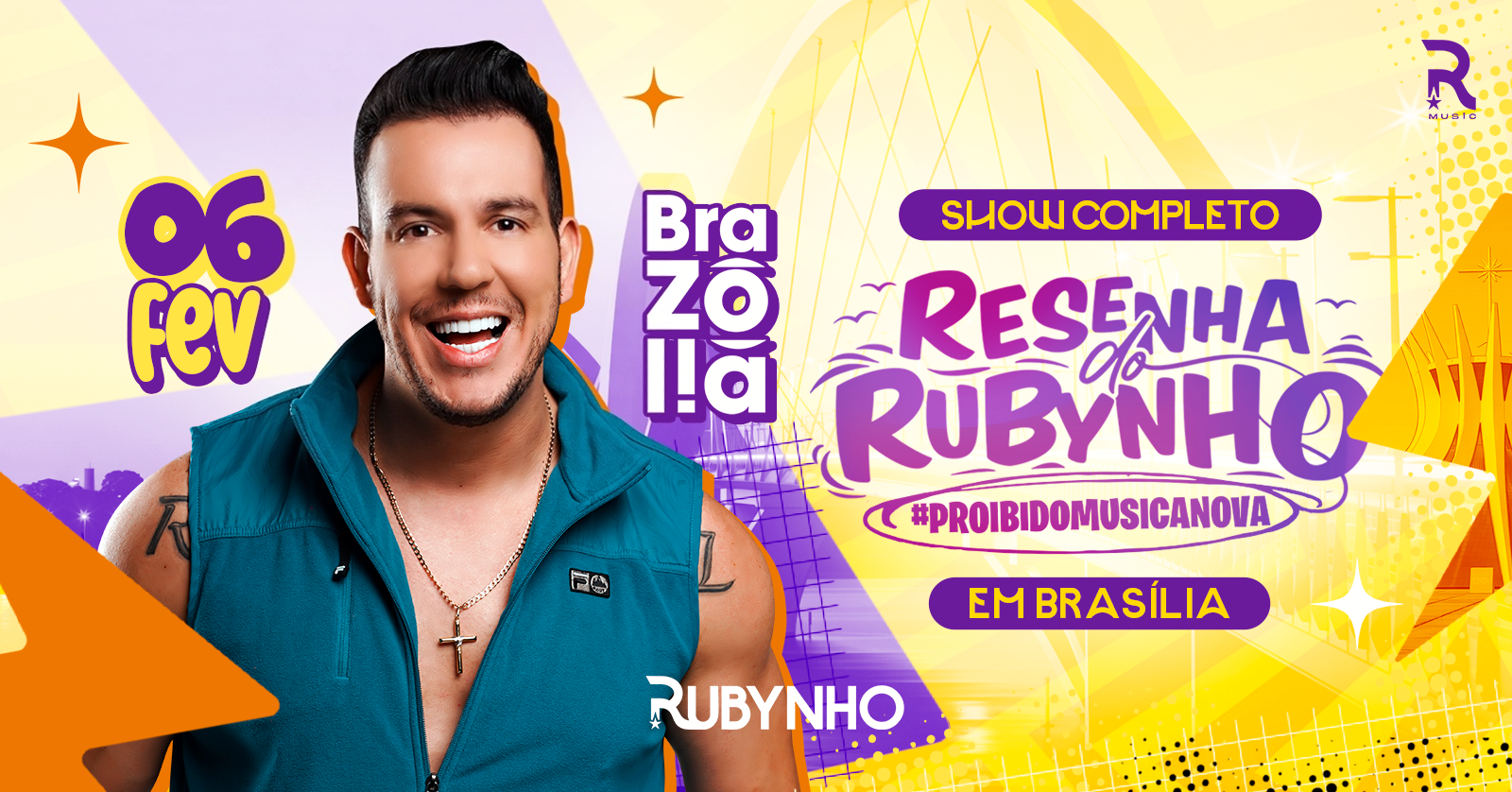RESENHA DO RUBYNHO no BRAZOLIA | Show Completo - Brasília, DF