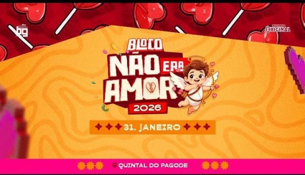Imagem do evento BLOCO NAO ERA AMOR
