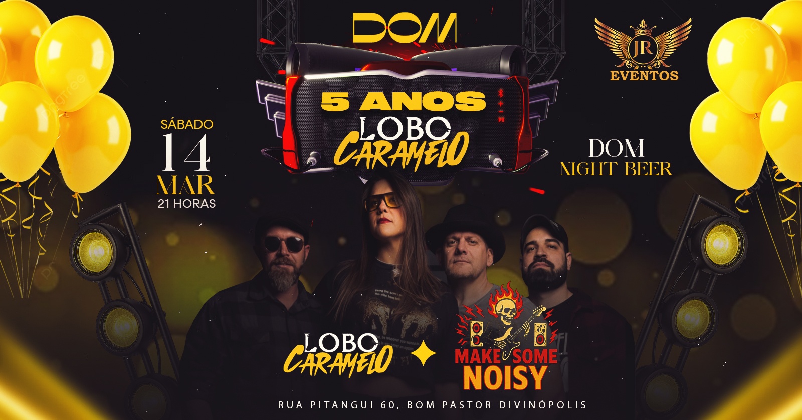 5 ANOS LOBO CARAMELO - Dom Night Beer - Divinópolis, MG