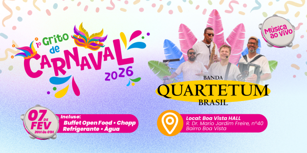 Imagem do evento 1º Grito de Carnaval