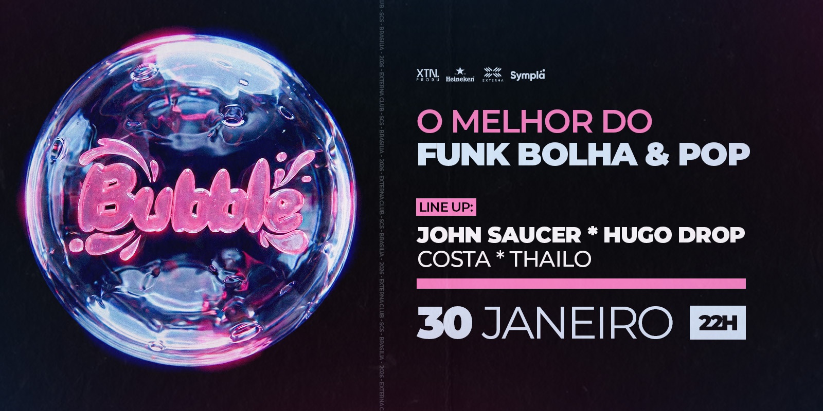 BUBBLE - O MELHOR DO FUNK BOLHA - Brasília, DF