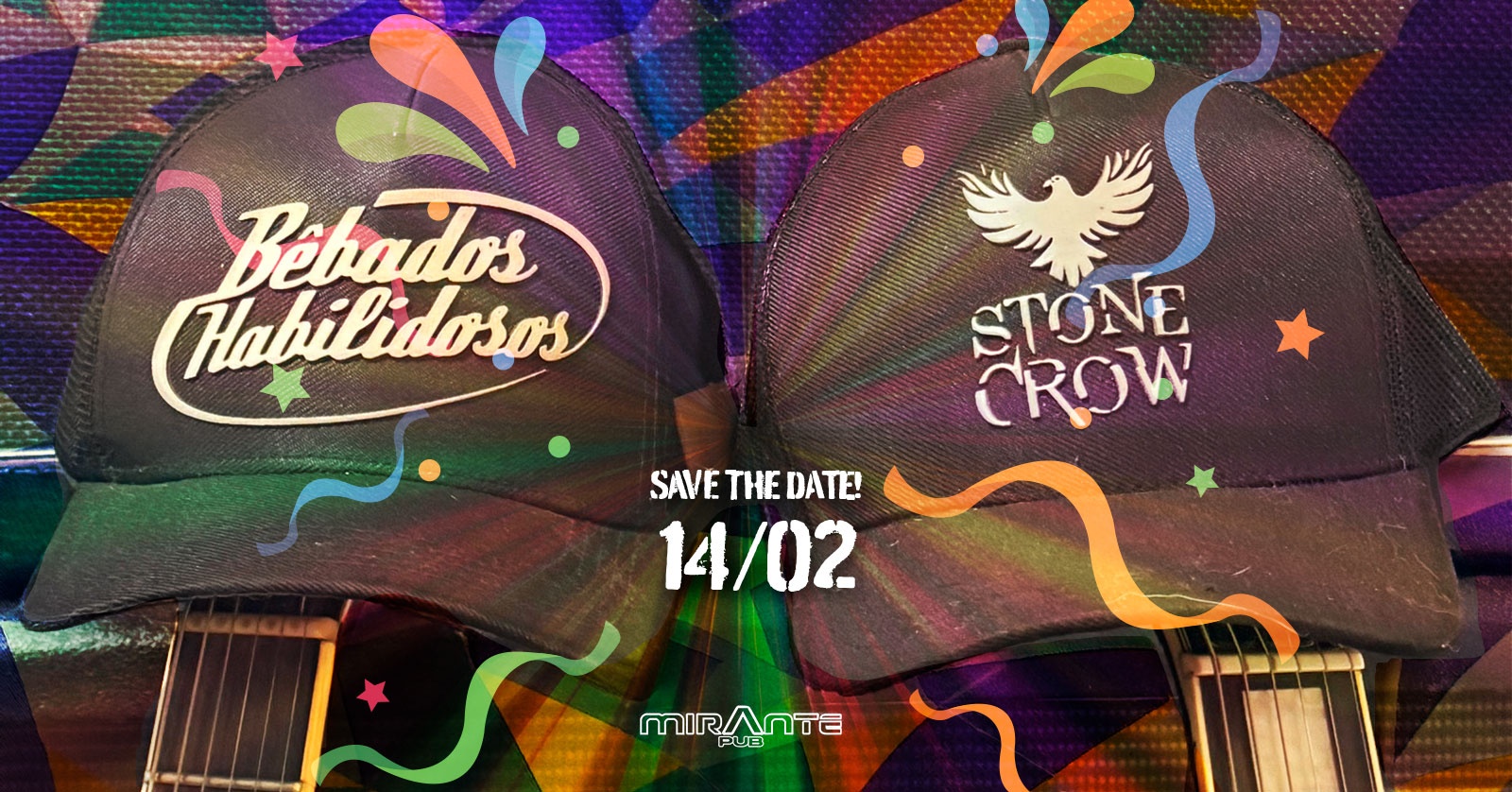 Carnarock com Bêbados Habilidados e Stone Crow no Mirante - Campo Grande, MS