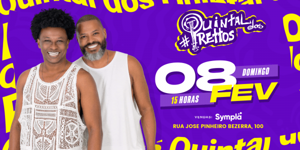 Imagem do evento QUINTAL DOS PRETTOS