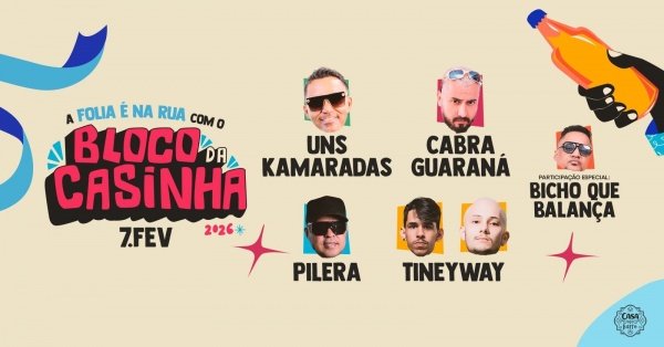 Imagem do evento Bloco da Casinha