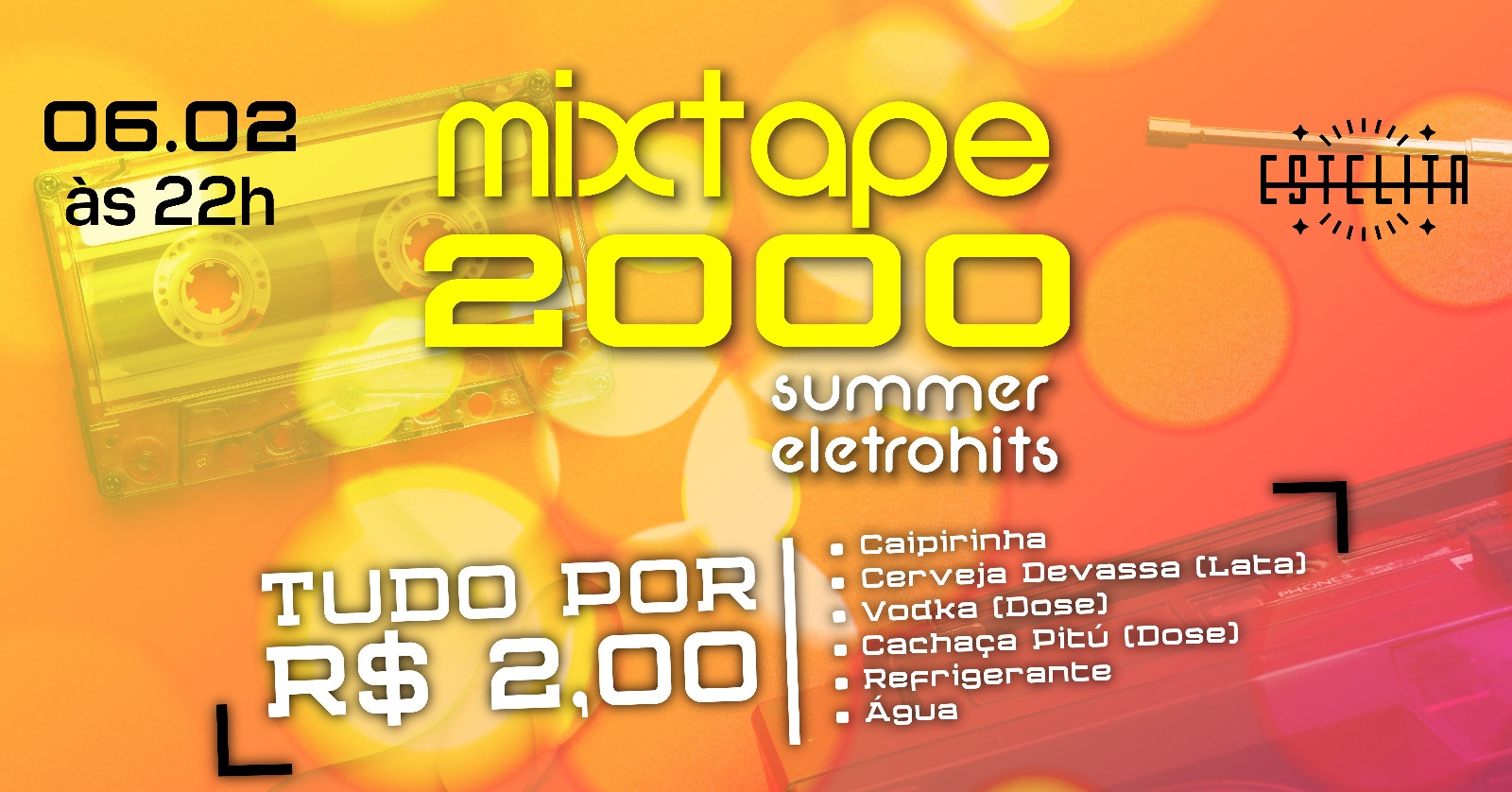 Mixtape 2000 | Summer Eletrohits | Tudo por 1,99 - Recife, PE