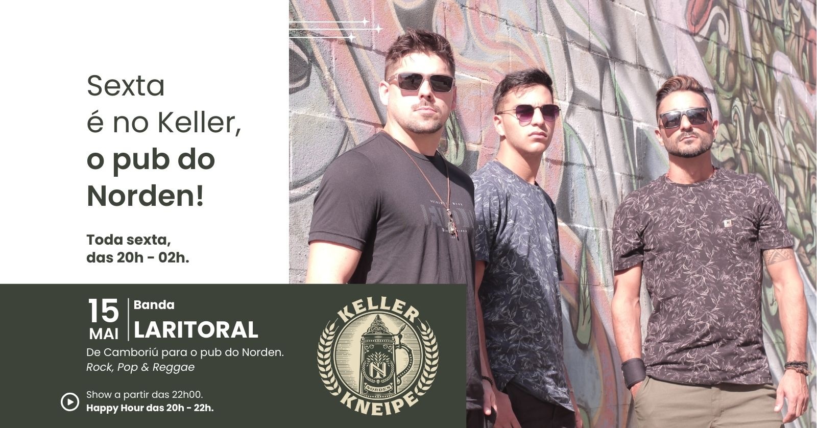 Keller Kneipe: Banda Laritoral em Blumenau