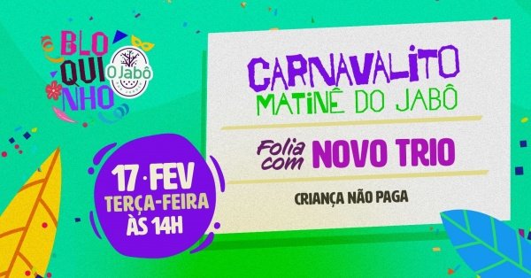 Imagem do evento Bloquinho do Jabô (Terça) - Matinê