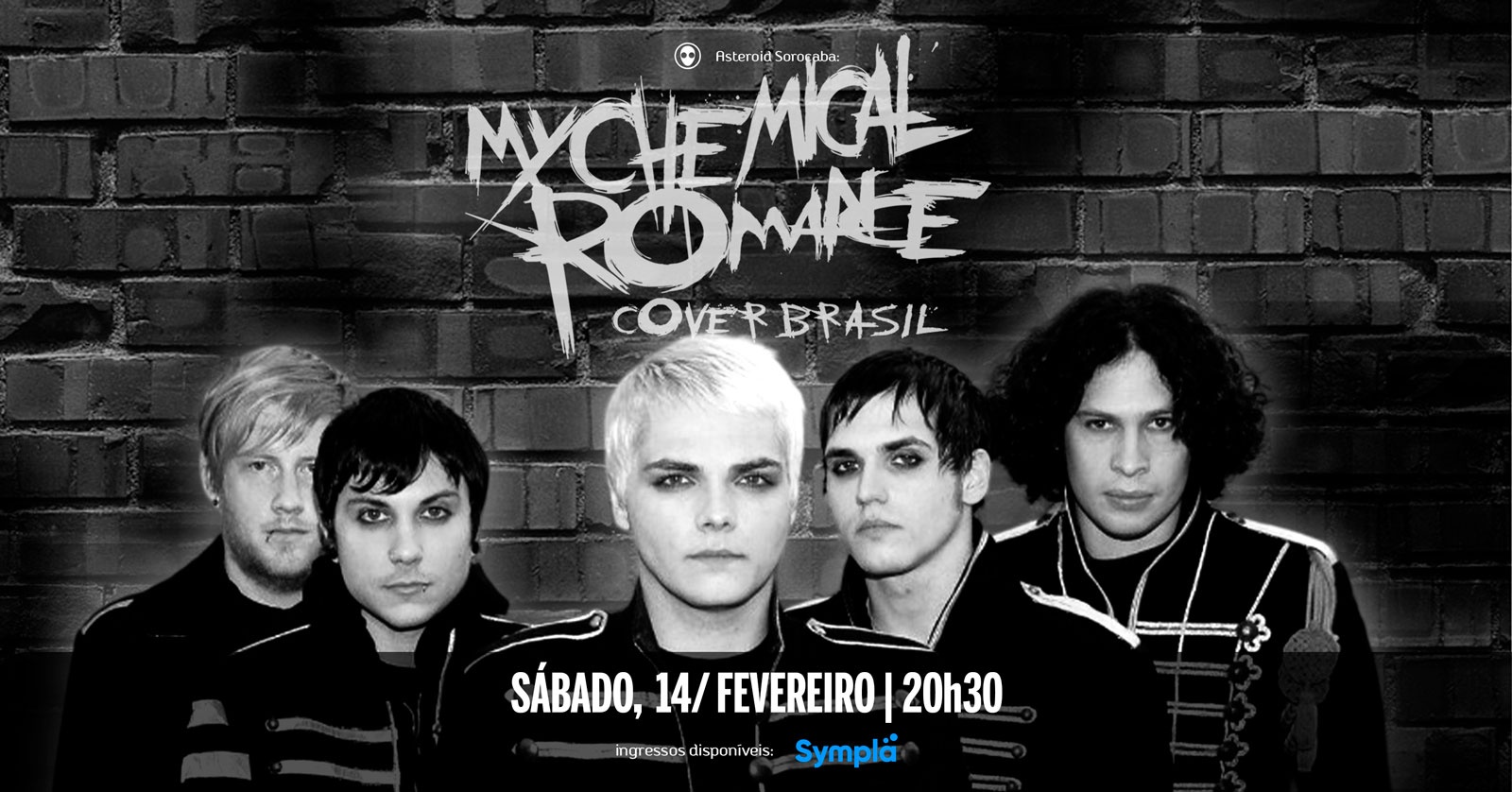 [show] 20h30: MY CHEMICAL ROMANCE COVER BRASIL + after: O Carnaval Mais Triste do Mundo - Sorocaba, SP