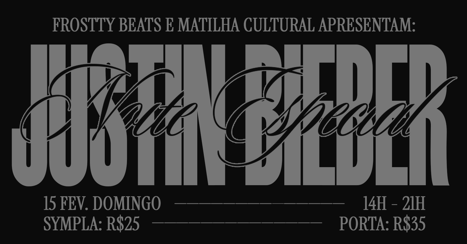 NOITE ESPECIAL JUSTIN BIEBER 2.0 - São Paulo, SP