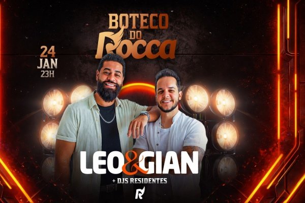 Boteco do Rocca - Leo e Gian em Soledade - Sympla