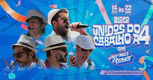 Unidos do Caralho a Quatro com Hermes & Renato na Jai Club! em São ...