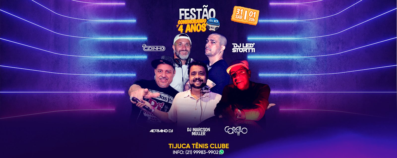 Festão do K7 4 Anos - Rio de Janeiro, RJ