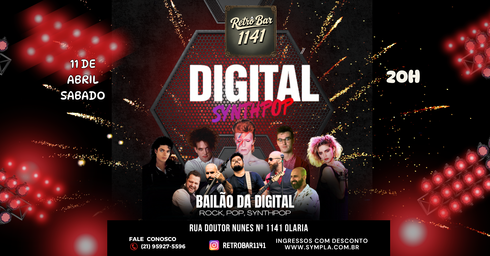 BANDA DIGITAL - RETRÔ BAR 1141 - Rio de Janeiro, RJ