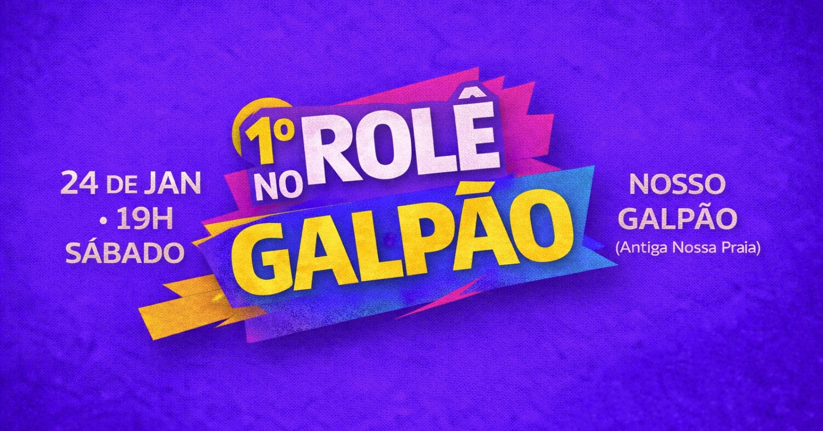 1° Rolê no Galpão - Limeira, SP