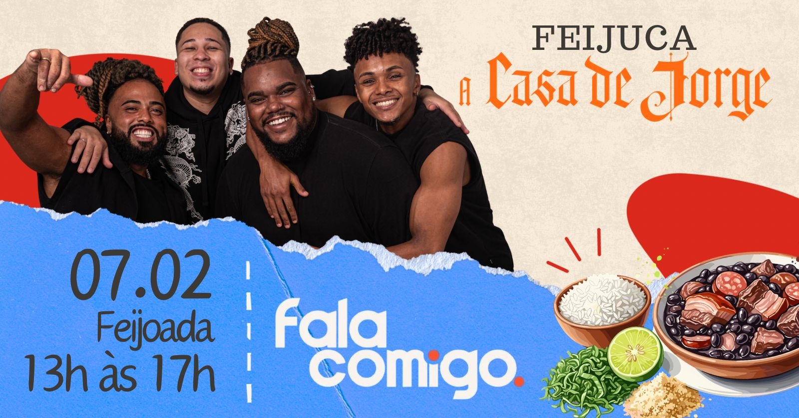FEIJUCA NA CASA DE JORGE COM FALA COMIGO - Brasília, DF