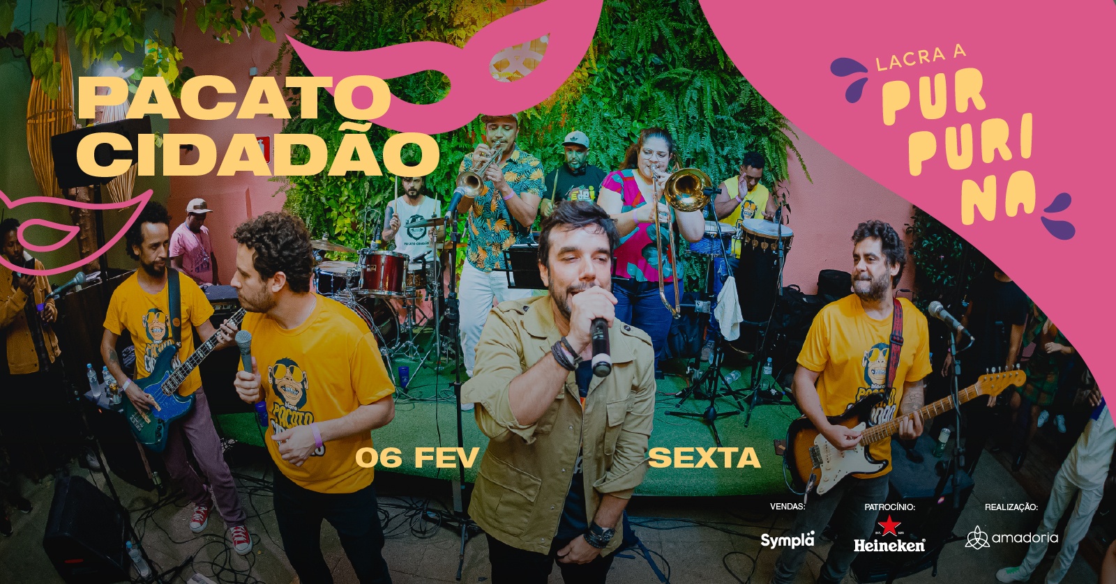 Lacra a Purpurina com Pacato Cidadão - Belo Horizonte, MG