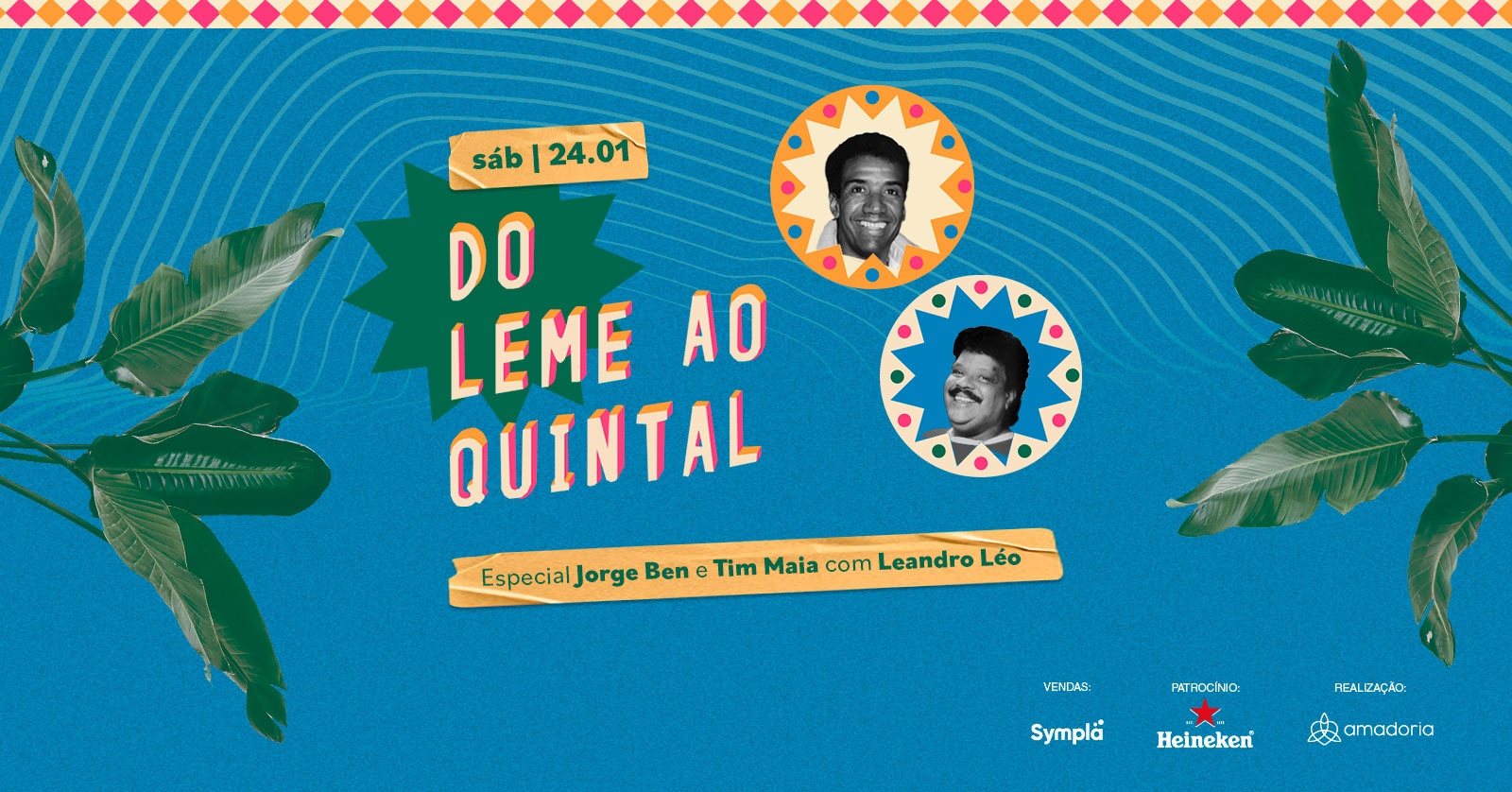 Festa Do Leme Ao Quintal | Especial Jorge Ben e Tim Maia com Leandro Léo - Belo Horizonte, MG