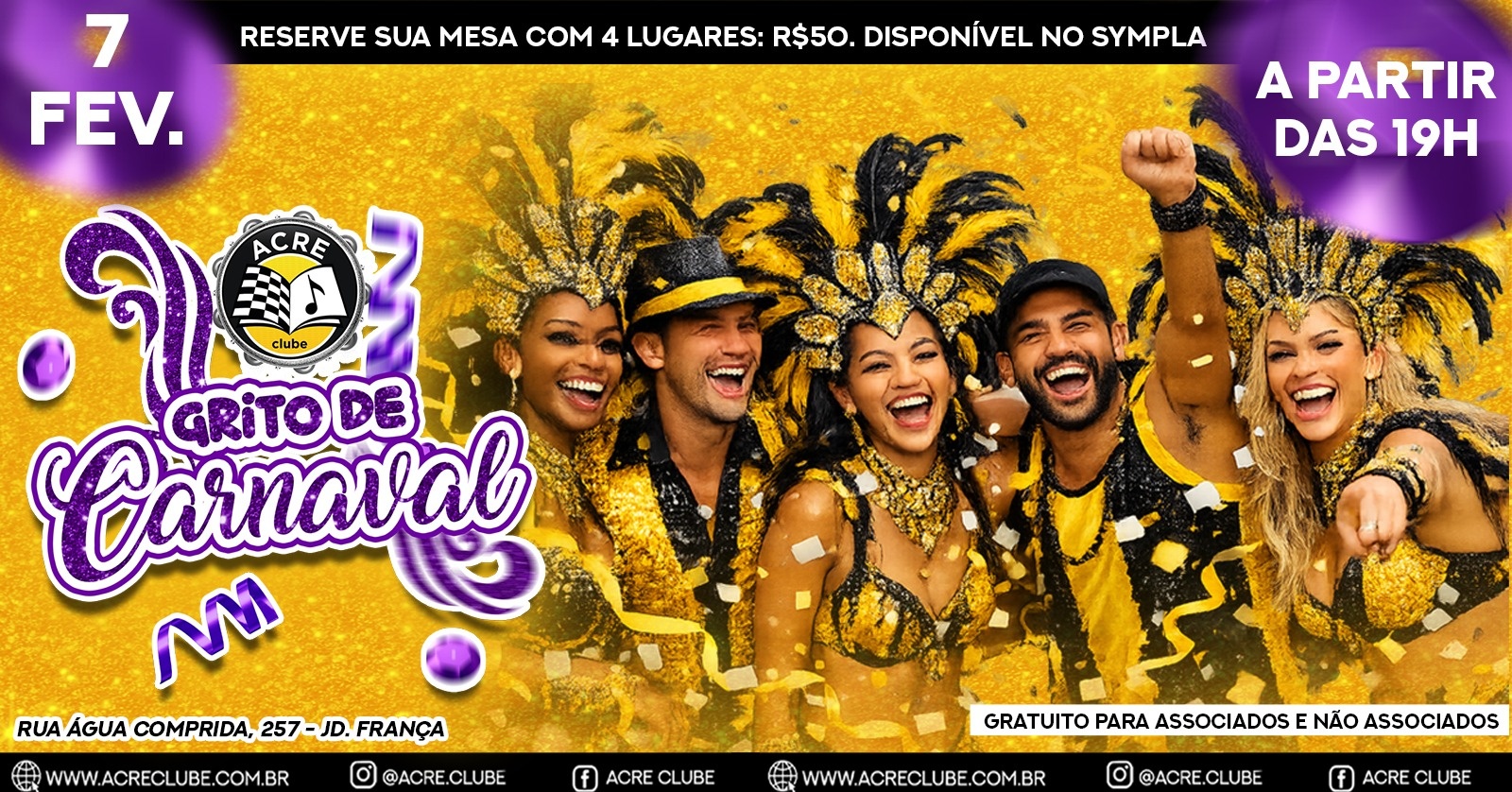Grito de Carnaval do Acre Clube - São Paulo, SP