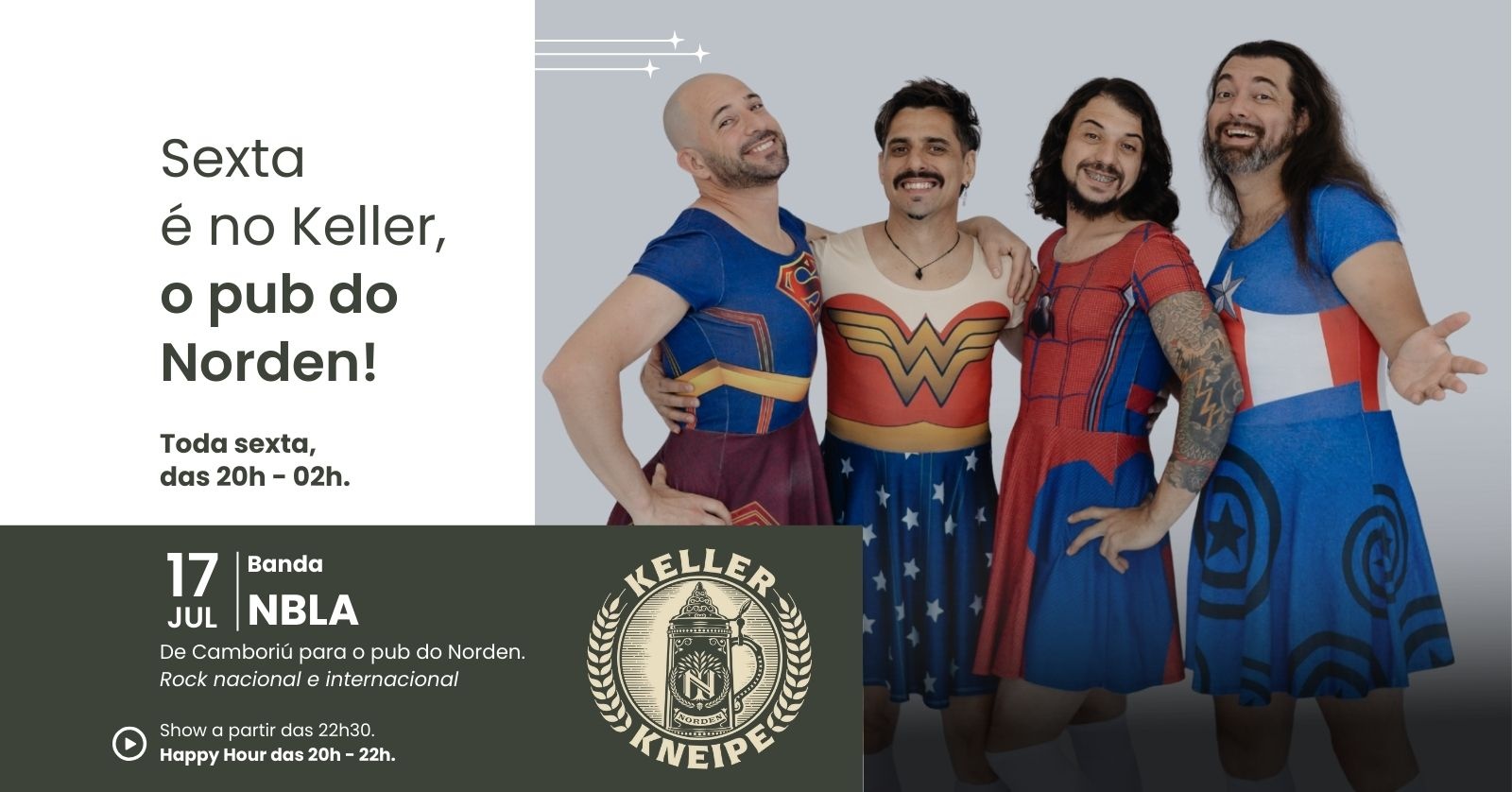 Keller Kneipe: Banda Nbla em Blumenau