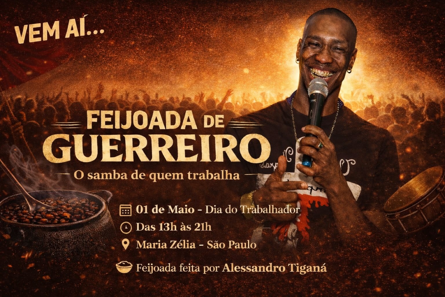 Feijoada do Guerreiro-Samba de quem trabalha - São Paulo, SP