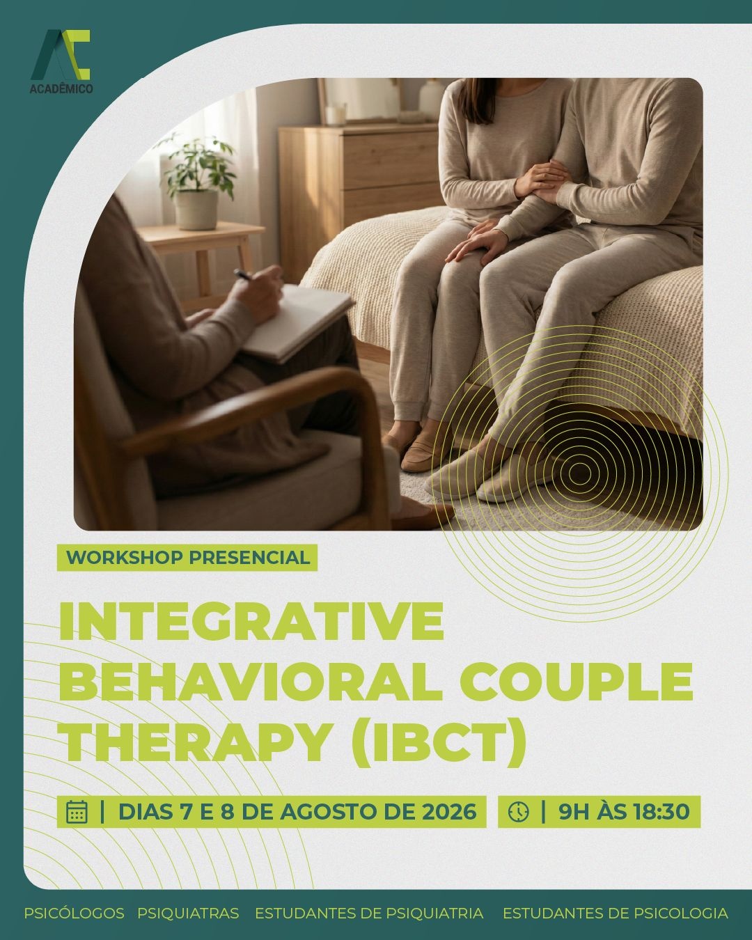 worshop presencial integrative behavioral (ibct)