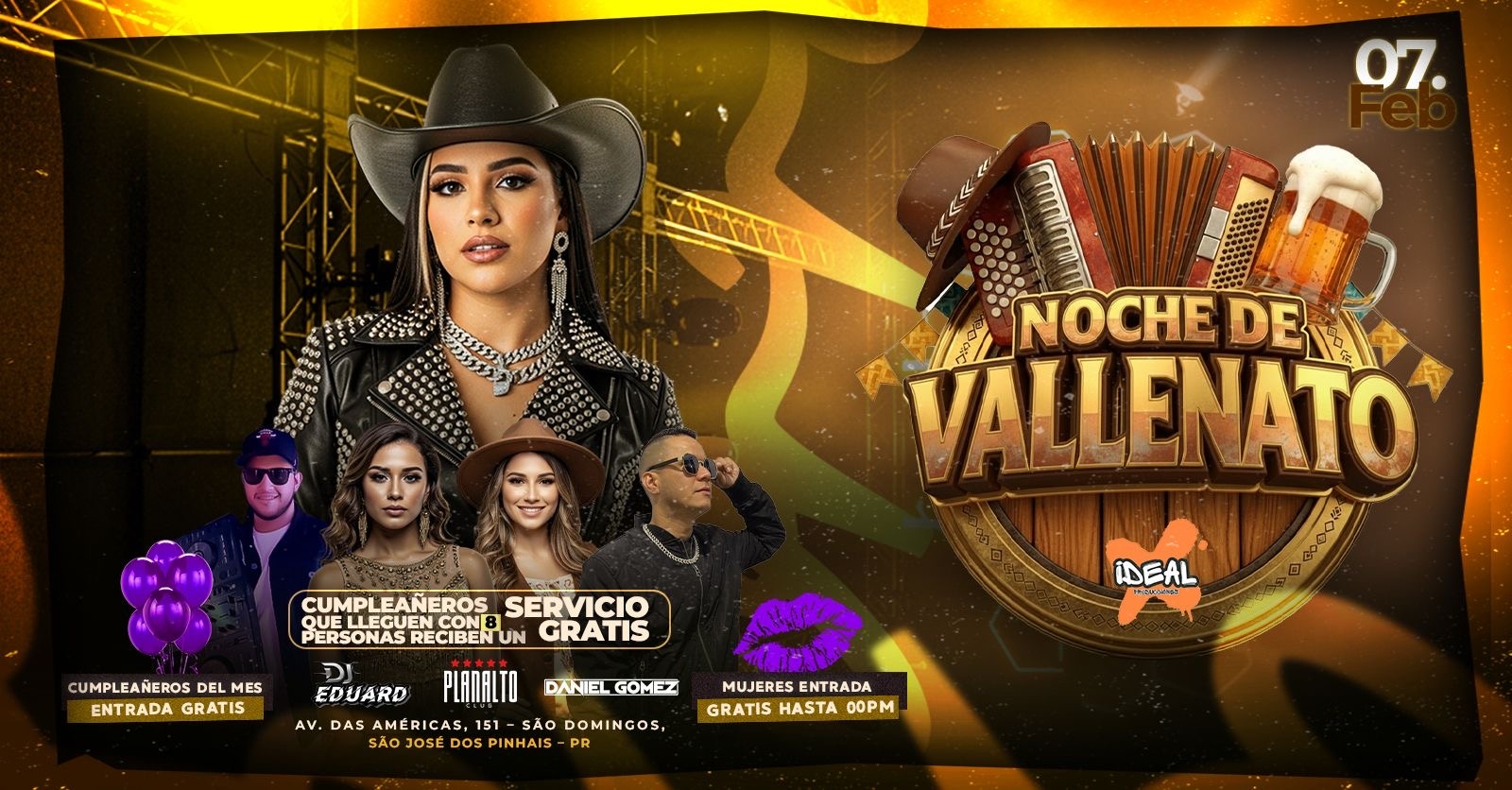 LA NOCHE DEL VALLENATO - CURITIBA - São José dos Pinhais, PR