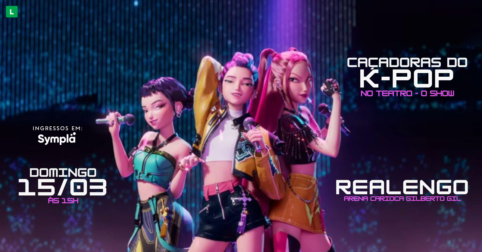 Caçadoras do K-pop em Realengo em Rio de Janeiro