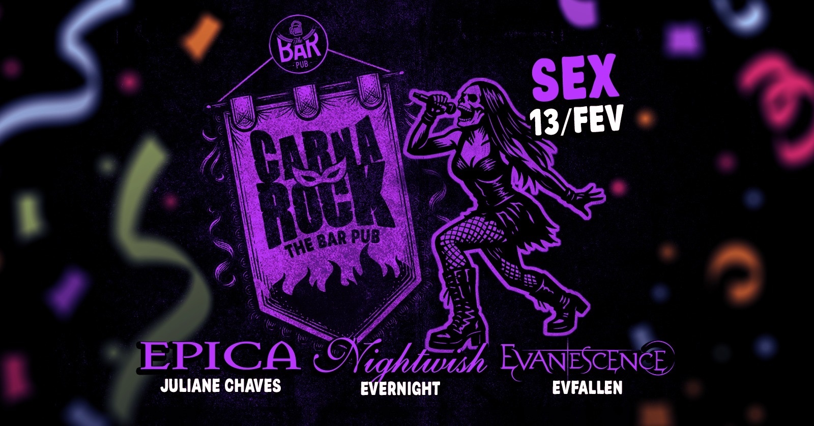 CarnaRock Sexta 13/02 - Fortaleza, CE