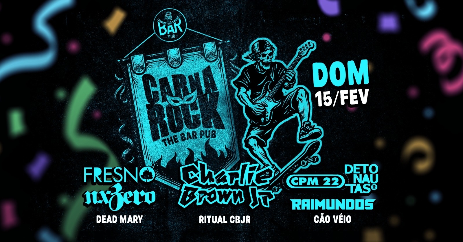 CarnaRock Domingo 15/02 - Fortaleza, CE