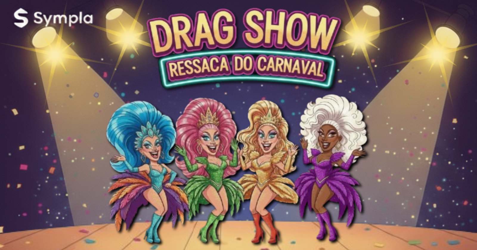 DRAG SHOW RESSACA DE CARNAVAL  EVENTO TEXTE - Goiânia, GO