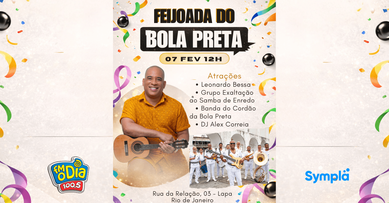 Feijoada do Bola Preta - Leonardo Bessa, Cordão da Bola Preta e Grupo Exaltação ao Samba Enredo - Rio de Janeiro, RJ
