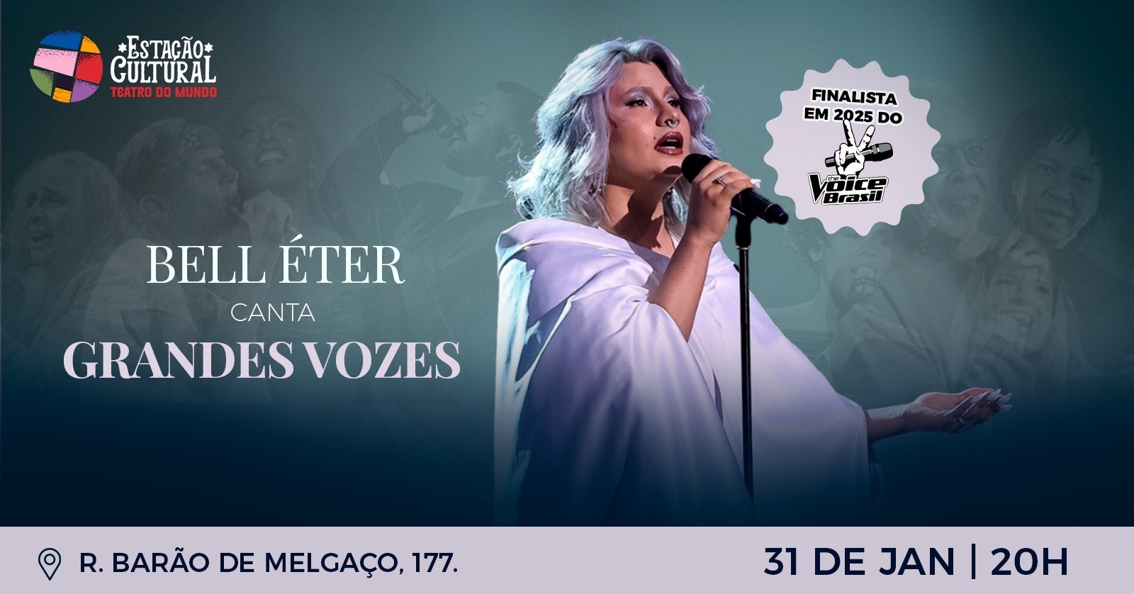 Bell éter Canta Grandes Vozes em Campo Grande