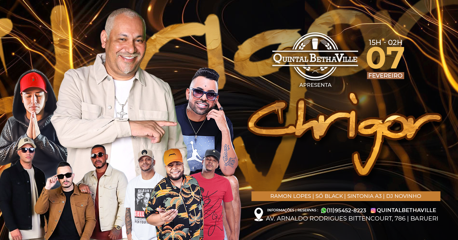 Prepare o Coração: Chrigor Chegando! - Barueri, SP