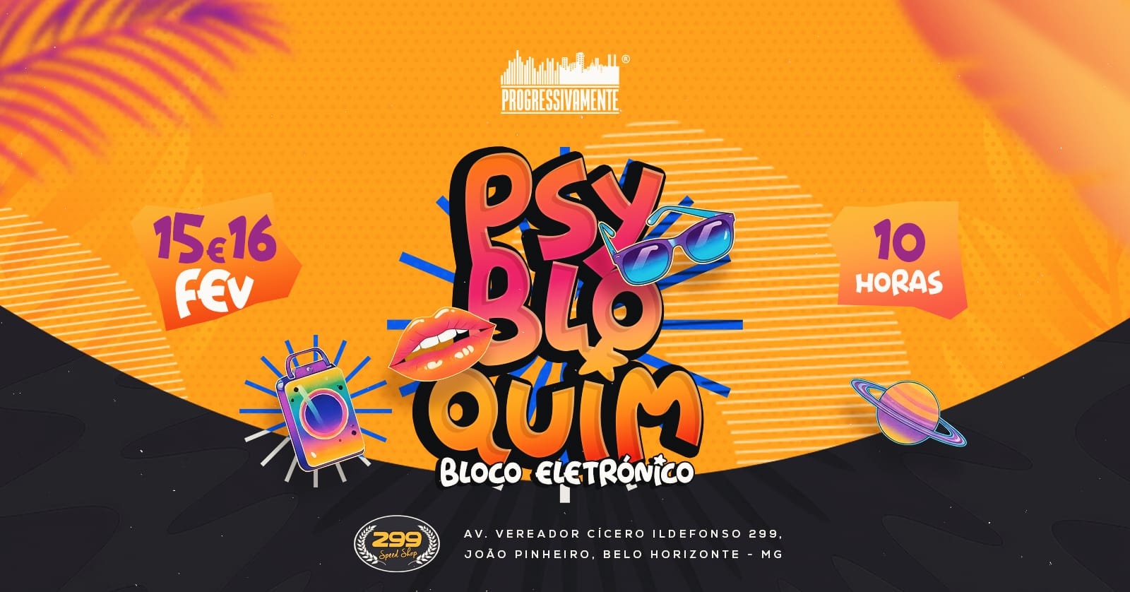 PSYBLOQUIM PROGRESSIVAMENTE 2026 - DOMINGO DE PSICODELIA - Belo Horizonte, MG