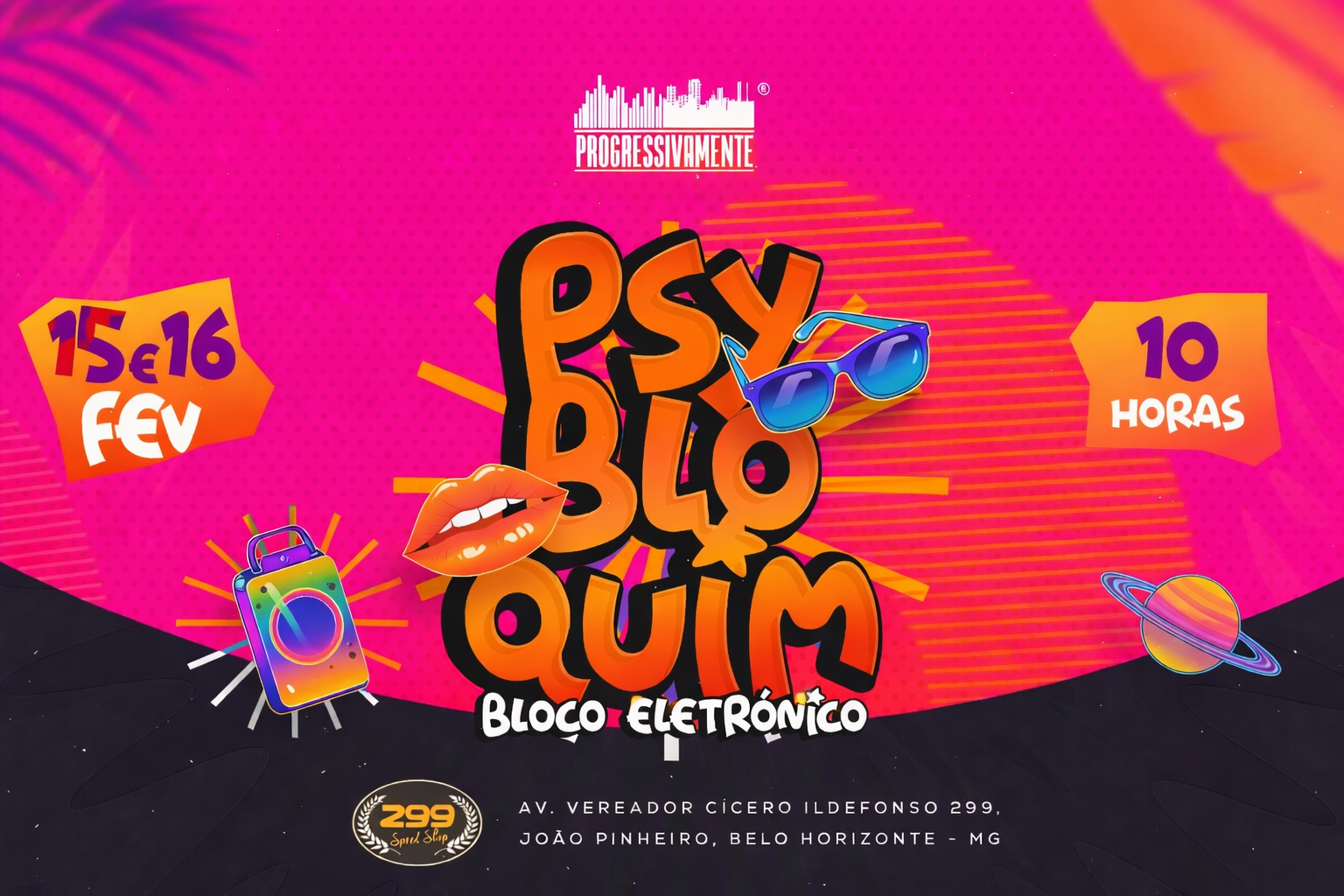 PSYBLOQUIM PROGRESSIVAMENTE 2026 - SEGUNDA DE TRANCE - Belo Horizonte, MG