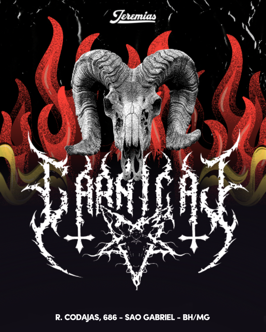 Ritual Death Metal no Jerê com a banda Carniçal. - Belo Horizonte, MG