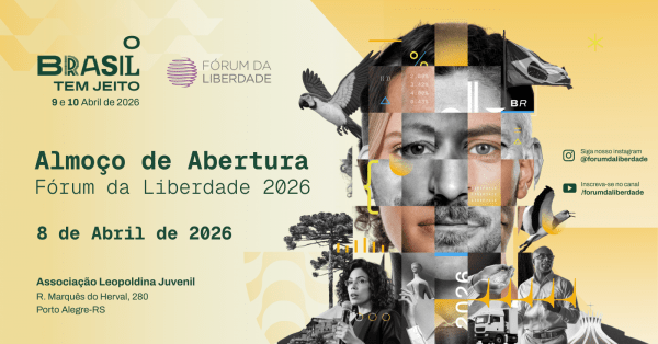 Imagem do evento Almoço Fórum da Liberdade 2026