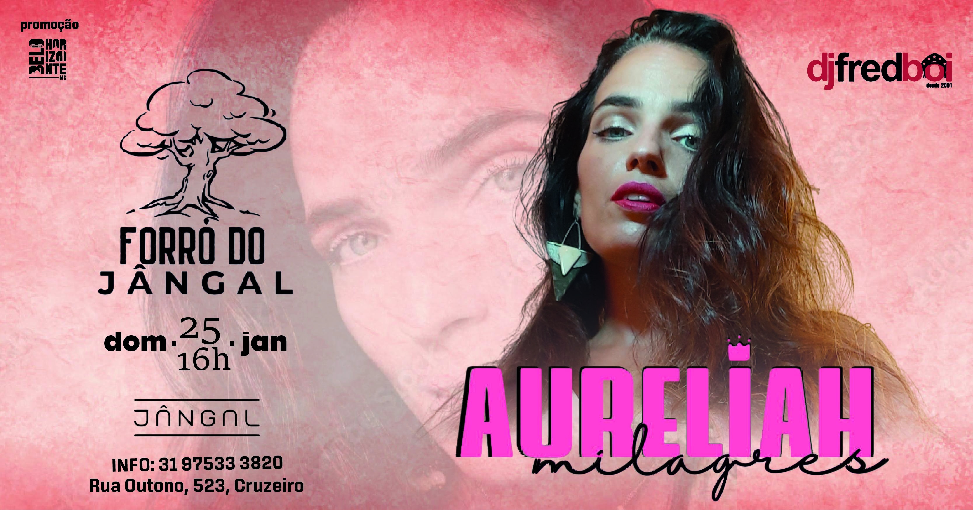 AURELIAH MILAGRES AO VIVO - FORRÓ DO JÂNGAL - Belo Horizonte, MG