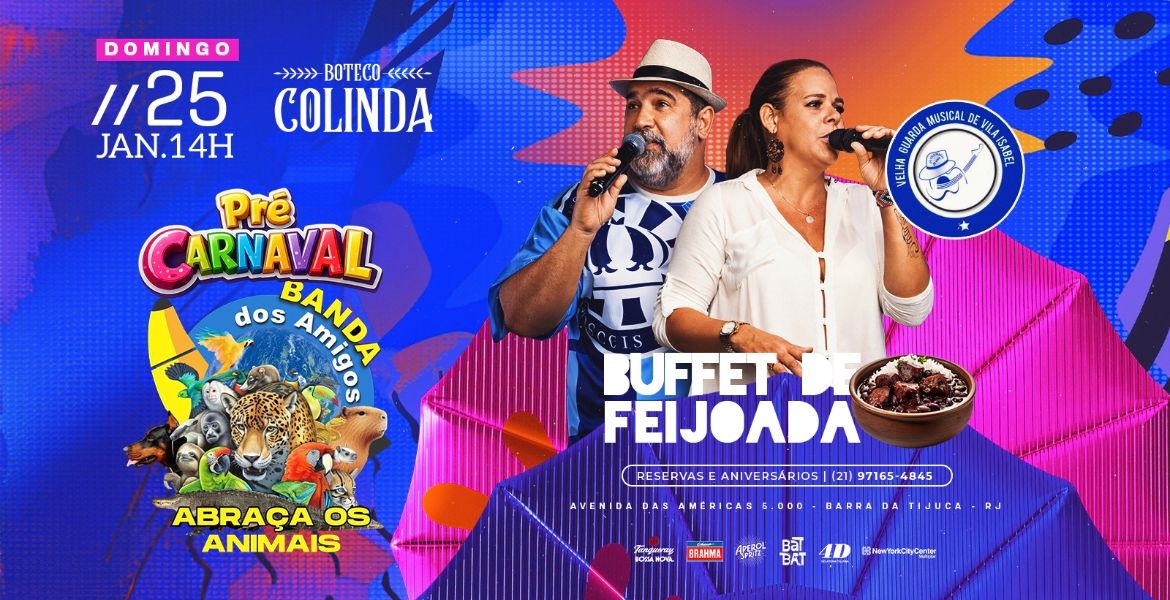 FEIJOADA AMIGOS DA BARRA (25/01) com Vila Isabel - Rio de Janeiro, RJ