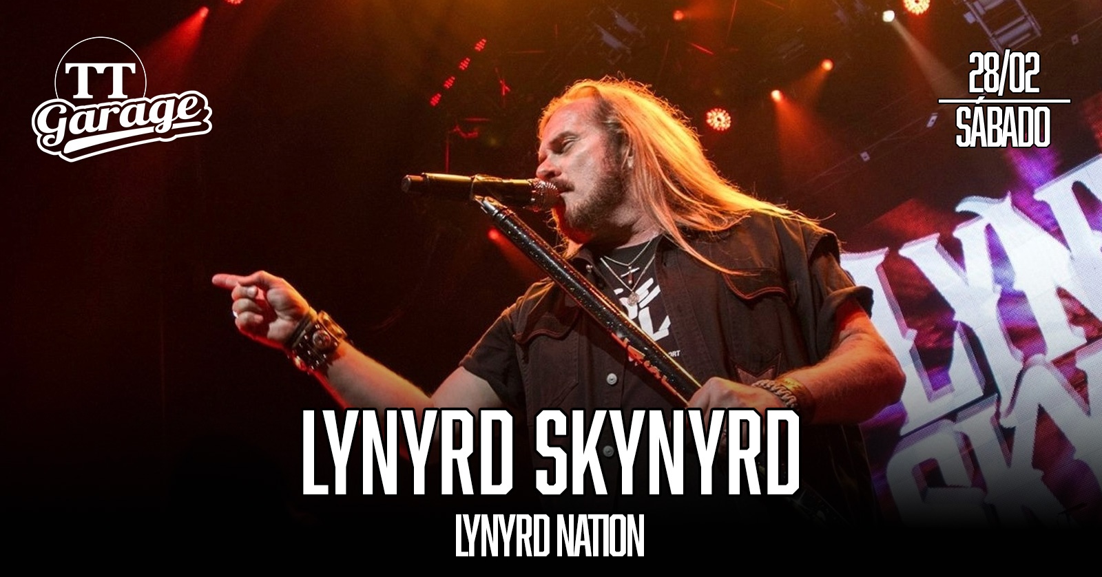 Tributo Lynyrd Skynyrd com Lynyrd Nation - Sábado - 28/02 - Rio de Janeiro, RJ