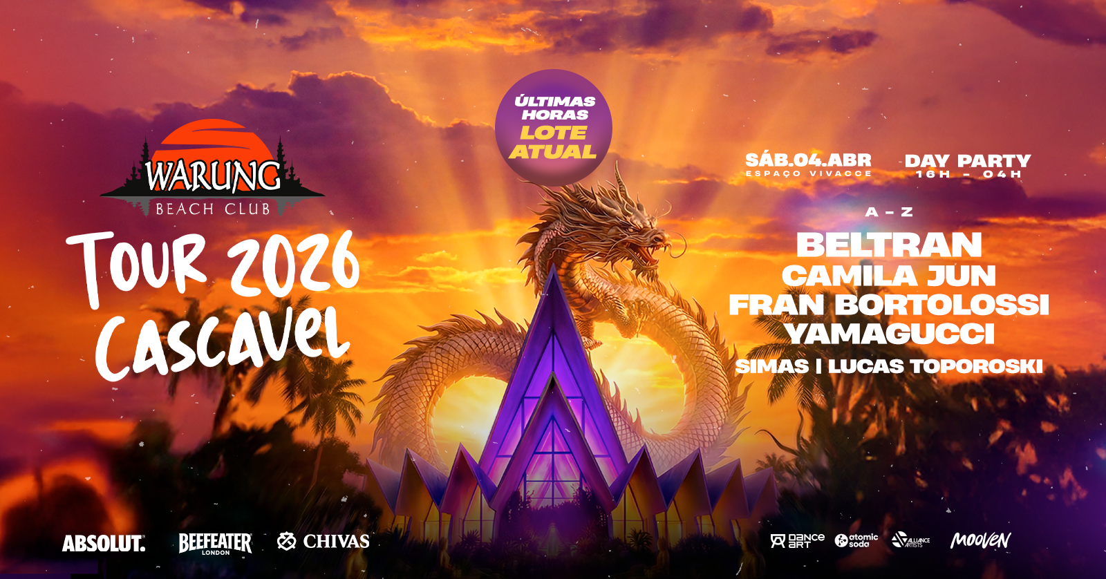 Warung Tour Cascavel 2026 - Cascavel, PR