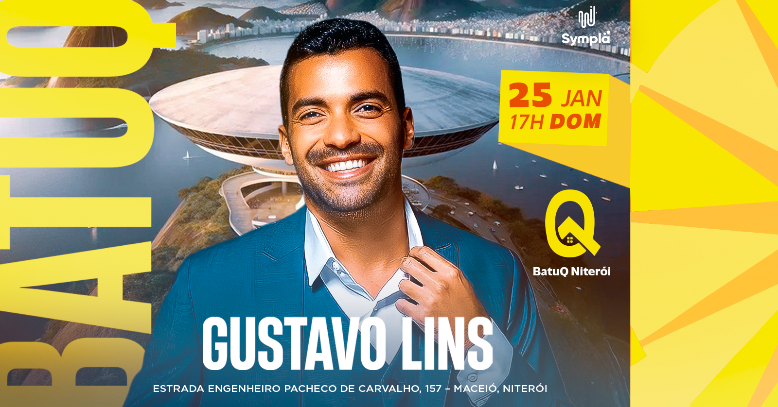 GUSTAVO LINS na BATUQ NITERÓI!!! - Niterói, RJ