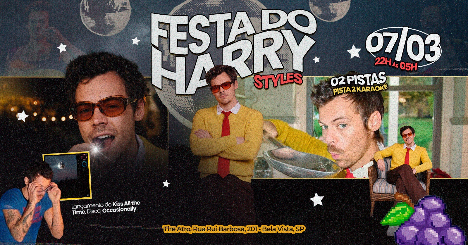 ESTREIA: Festa do Harry Styles em São Paulo - Rua Rui Barbosa, 201, Bela Vista